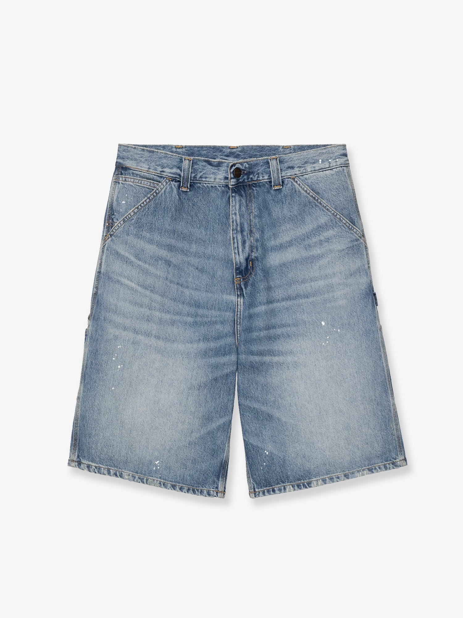 Carhartt Wip Og Single Knee Short Blue Denim Bermuda Shorts