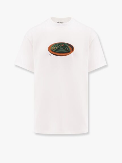 Carhartt Wip Organic Cotton T-shirt With Spiral Logo