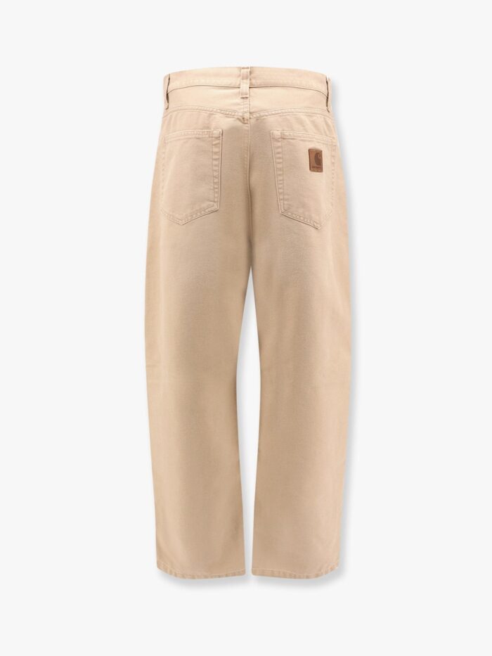 Carhartt Wip Organic Cotton Trouser With Back Logo Patch