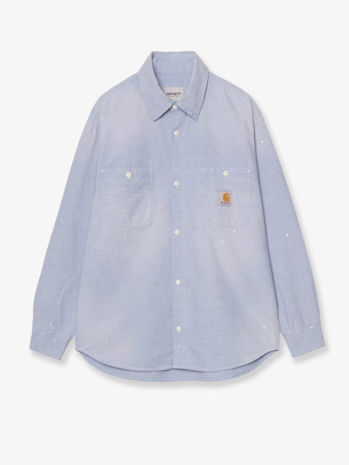 carhartt wip painter cotton shirt with used effect Carhartt Wip Painter Cotton Shirt With Used Effect