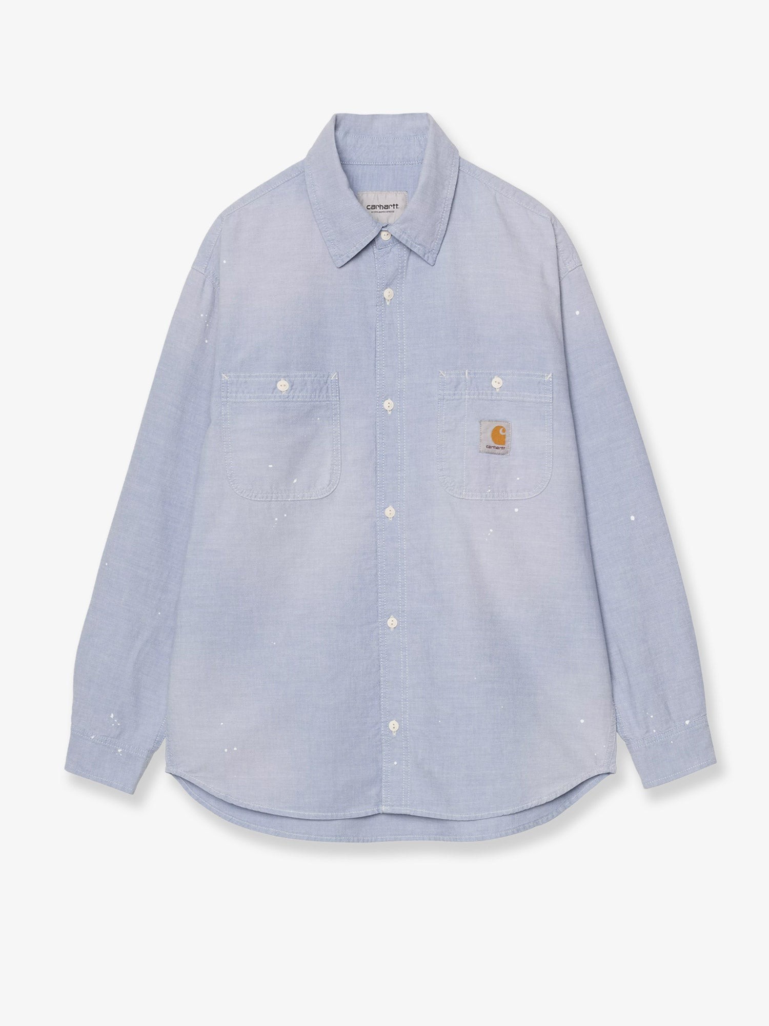 Carhartt Wip Painter Cotton Shirt With Used Effect