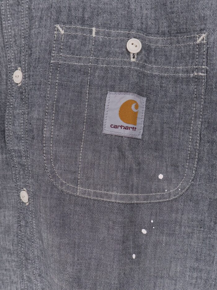 Carhartt Wip Painter Used Effect Cotton Shirt