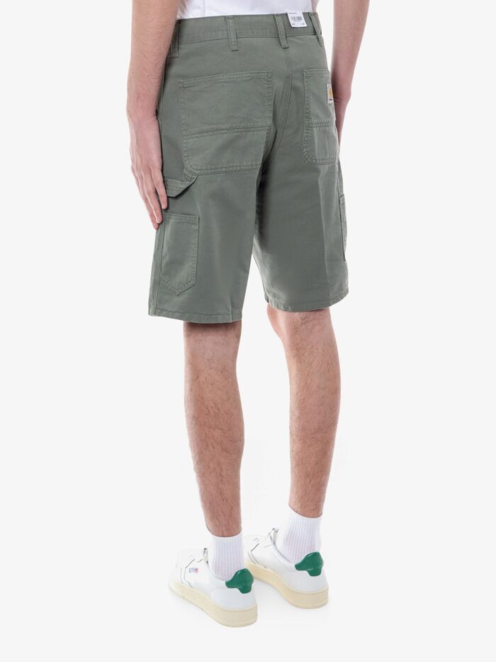 Carhartt Wip Single Knee Cotton Bermuda Shorts With Logo Patch