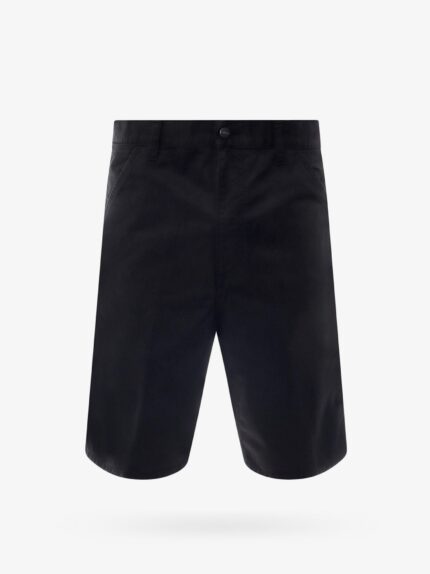 Carhartt Wip Single Knee Cotton Bermuda Shorts With Logo Patch