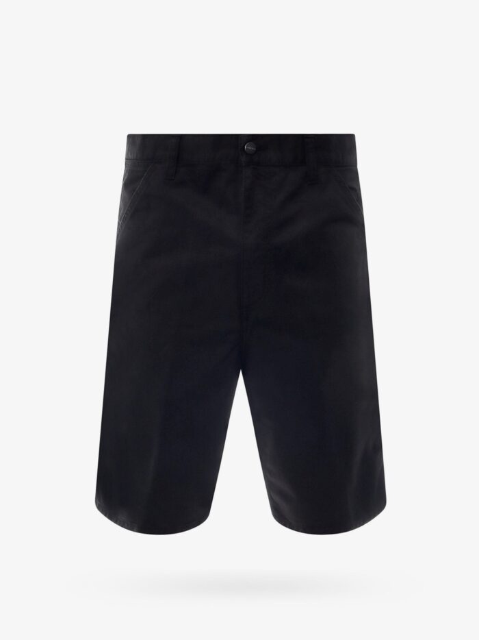 Carhartt Wip Single Knee Cotton Bermuda Shorts With Logo Patch
