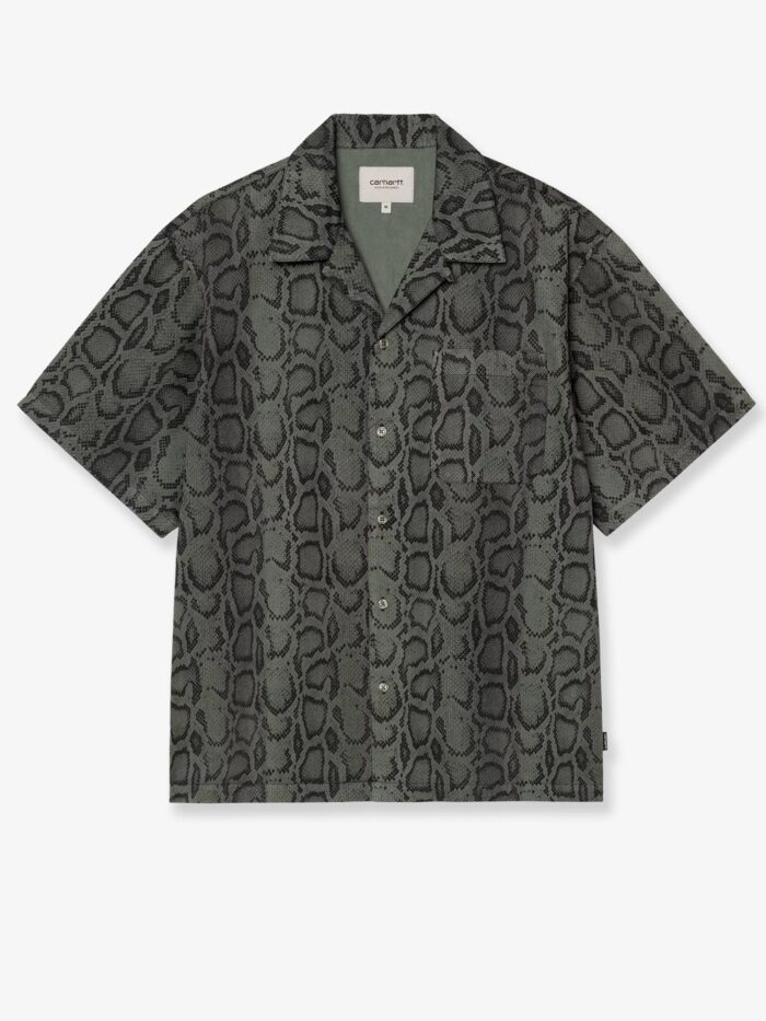 carhartt wip snake camouflage cotton shirt Carhartt Wip Snake Camouflage Cotton Shirt