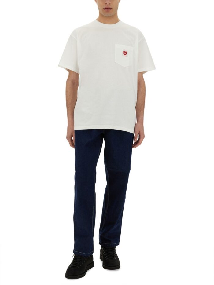 Carhartt Wip T-SHIRT WITH POCKET AND HEART PATCH