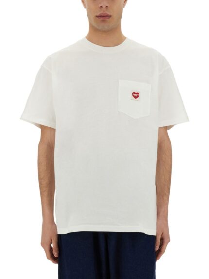 Carhartt Wip T-SHIRT WITH POCKET AND HEART PATCH