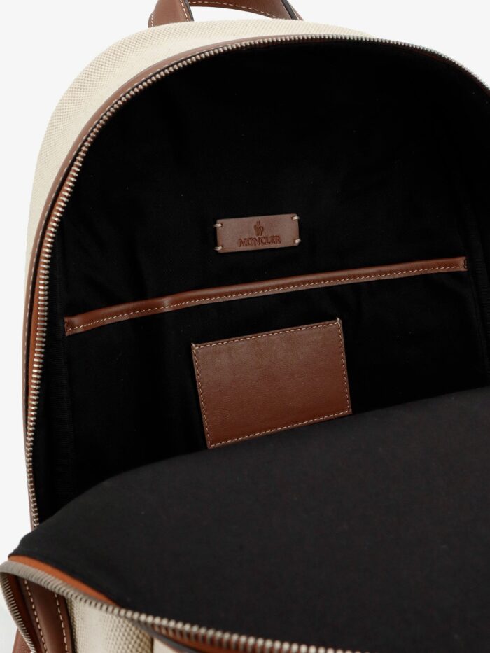Carlo Canvas Backpack With Embossed Moncler Logo