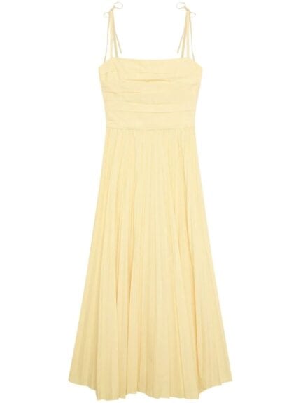 Caroline Pleated Midi Dress