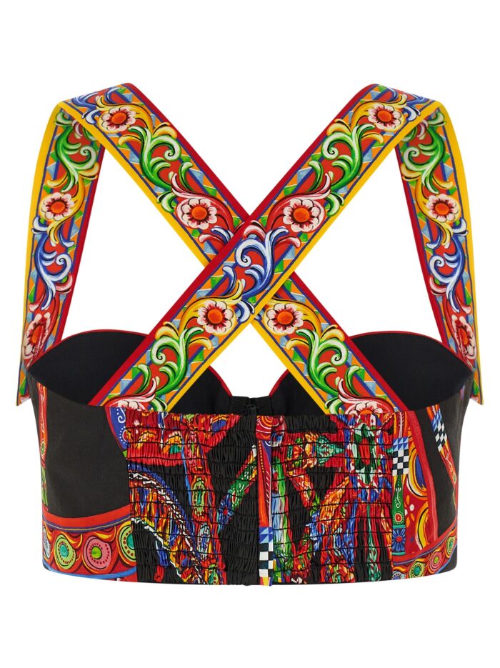 Dolce & Gabbana 'Carretto' Bustier Top