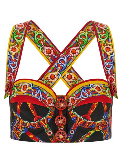 Dolce & Gabbana 'Carretto' Bustier Top