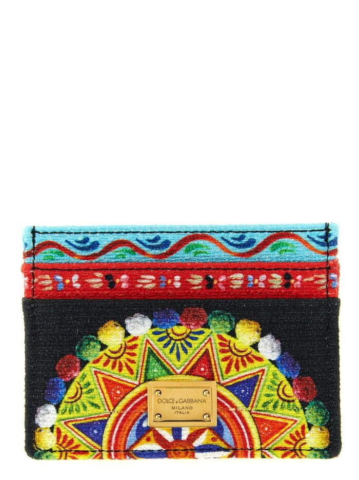 dolce & gabbana 'carretto' card holder Dolce & Gabbana 'Carretto' Card Holder