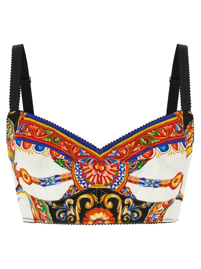 Dolce & Gabbana 'Carretto' Crop Top