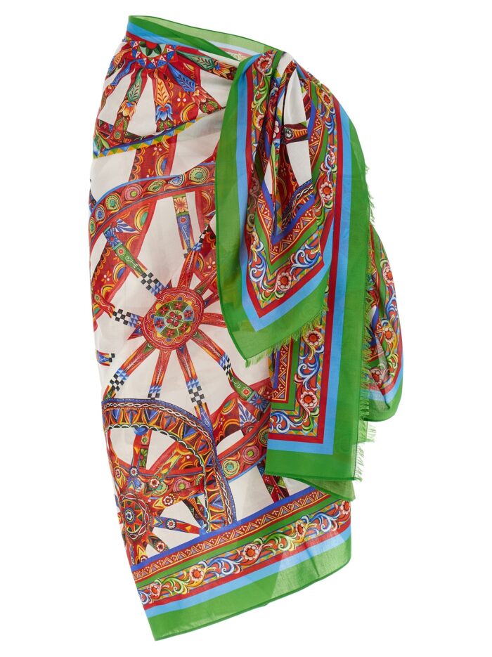 dolce & gabbana 'carretto' sarong skirt Dolce & Gabbana 'Carretto' Sarong Skirt