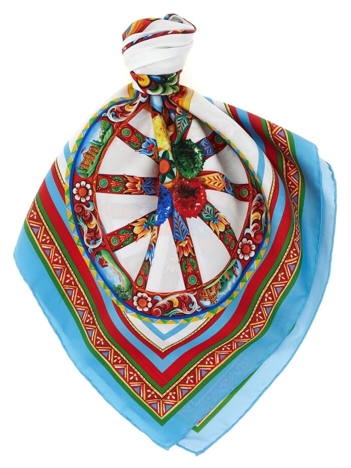 dolce & gabbana 'carretto' scarf Dolce & Gabbana 'Carretto' Scarf