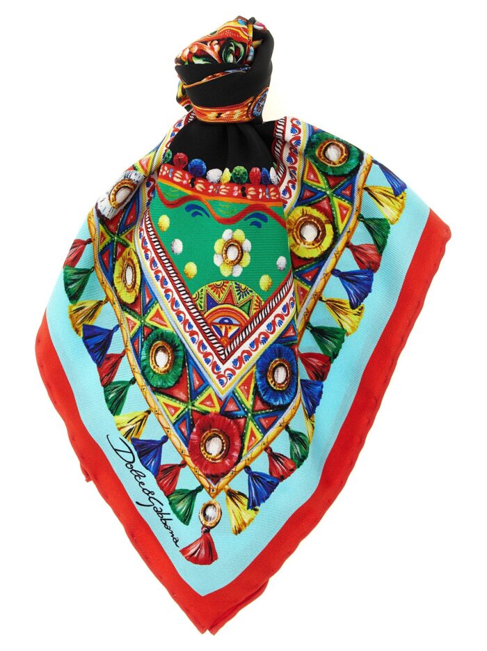 dolce & gabbana 'carretto' scarf Dolce & Gabbana 'Carretto' Scarf