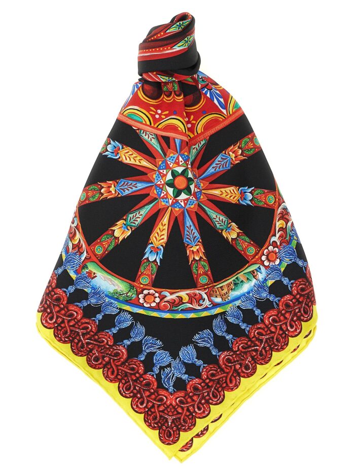 dolce & gabbana 'carretto' scarf Dolce & Gabbana 'Carretto' Scarf