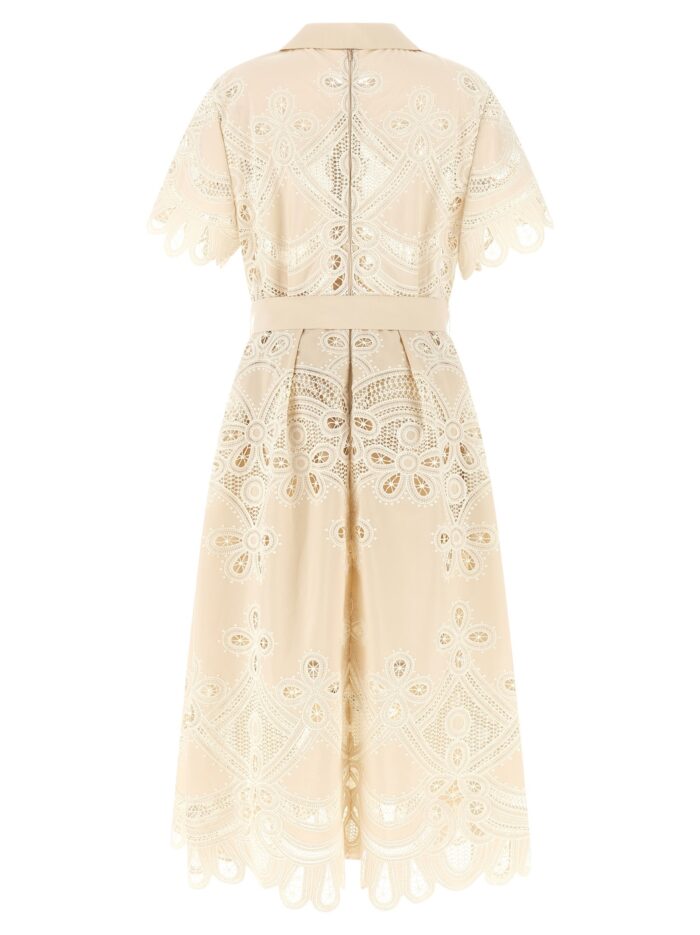 ELIE SAAB Carving Embroidery Dress