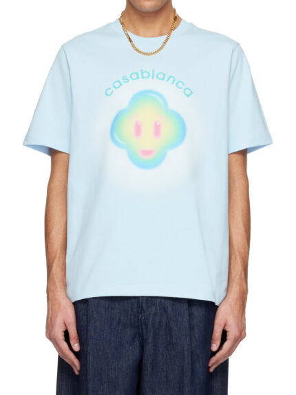Casablanca Airbrush Smiley print T-shirt