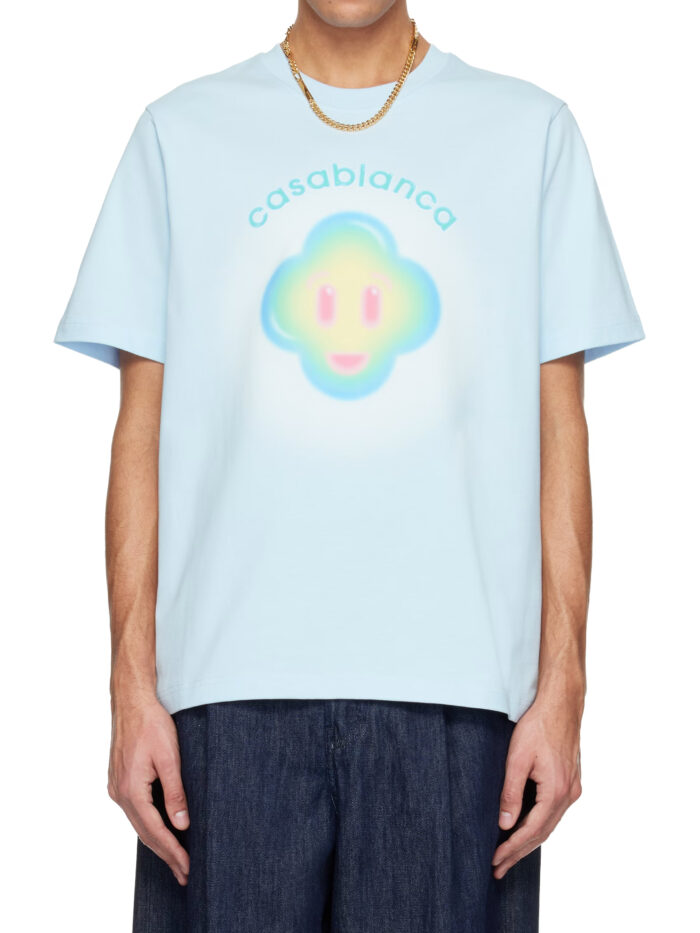 Casablanca Airbrush Smiley print T-shirt