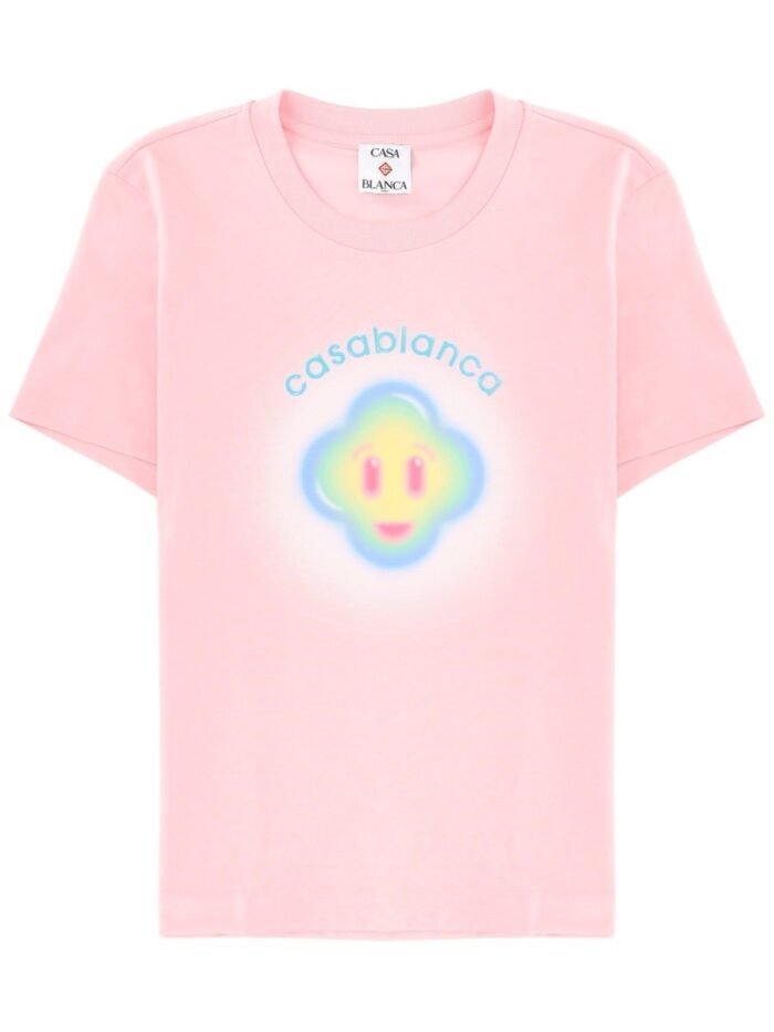 CASABLANCA "AIRBRUSH SMILEY" T-SHIRT