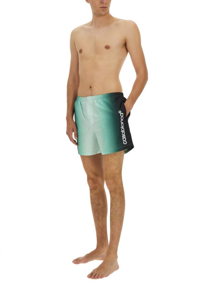 CASABLANCA BOXER SWIMSUIT