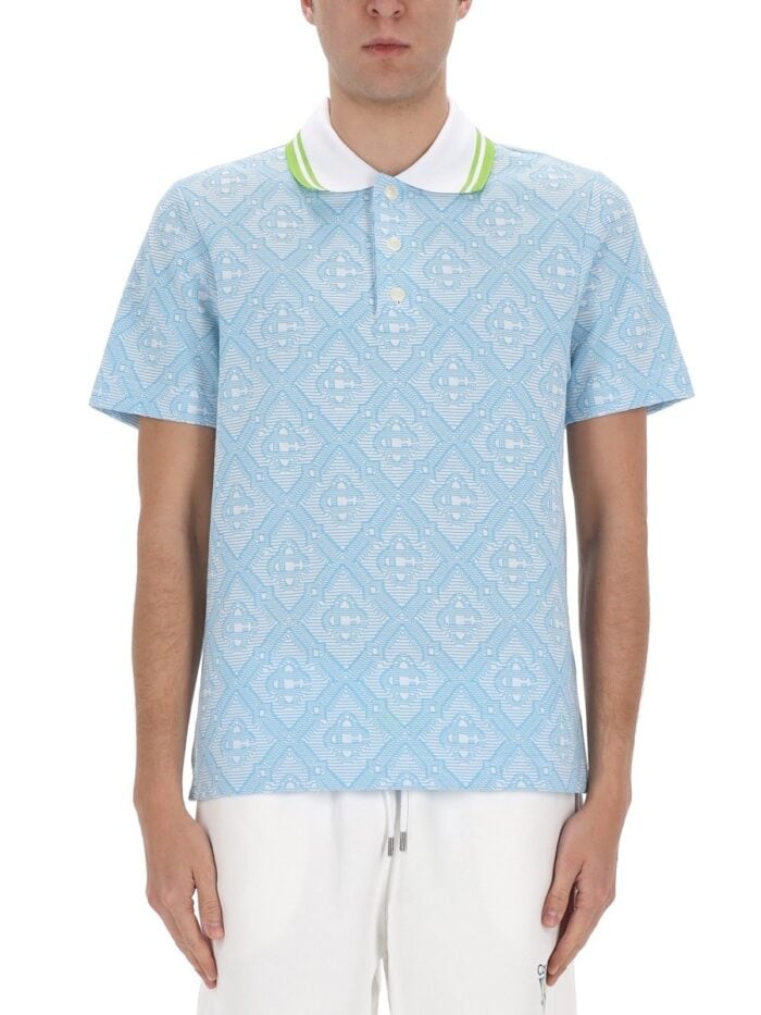 CASABLANCA COTTON POLO SHIRT