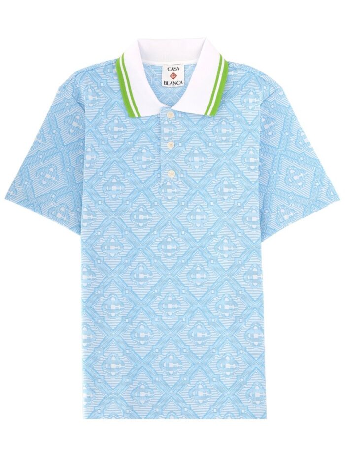 CASABLANCA COTTON POLO SHIRT
