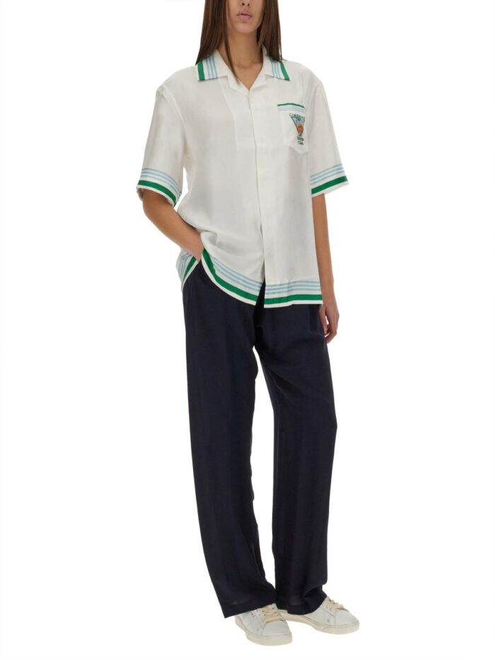 CASABLANCA CUBAN COLLAR SHIRT