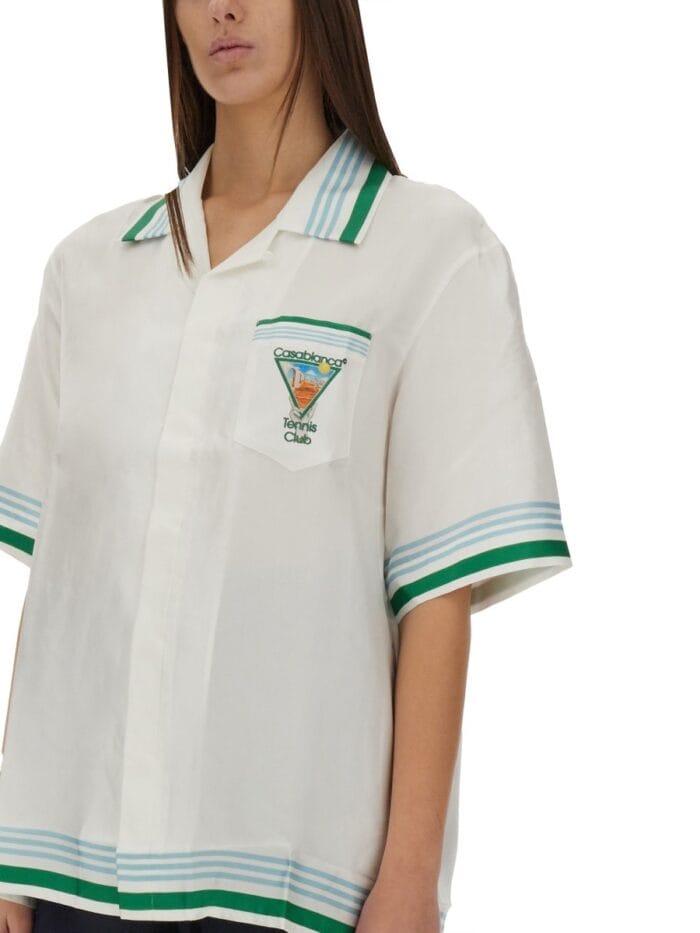 CASABLANCA CUBAN COLLAR SHIRT