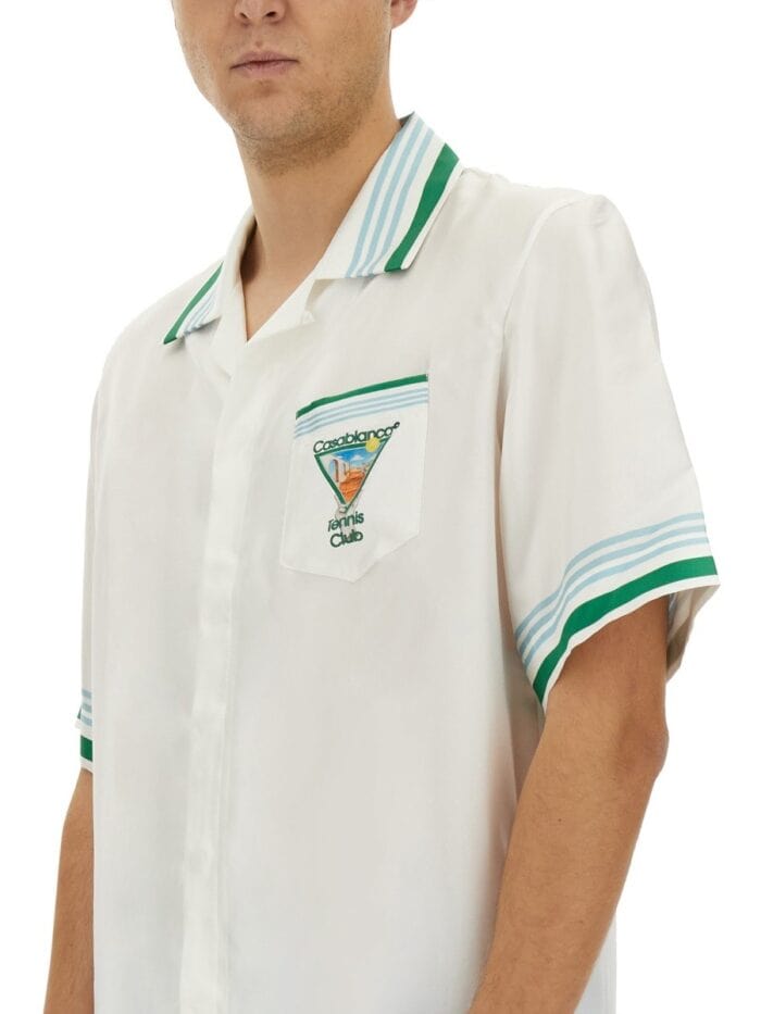 CASABLANCA CUBAN COLLAR SHIRT