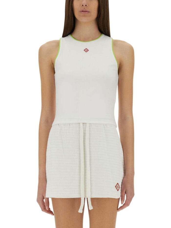 CASABLANCA "DIAMOND LOGO" TANK TOP