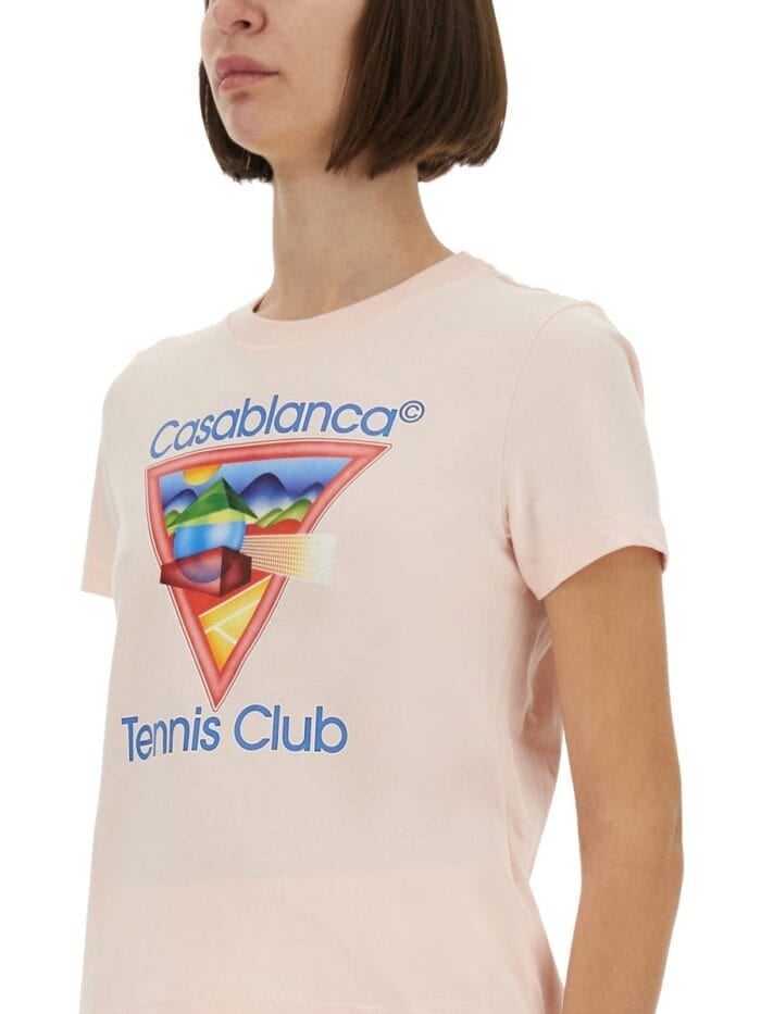 CASABLANCA FITTED T-SHIRT
