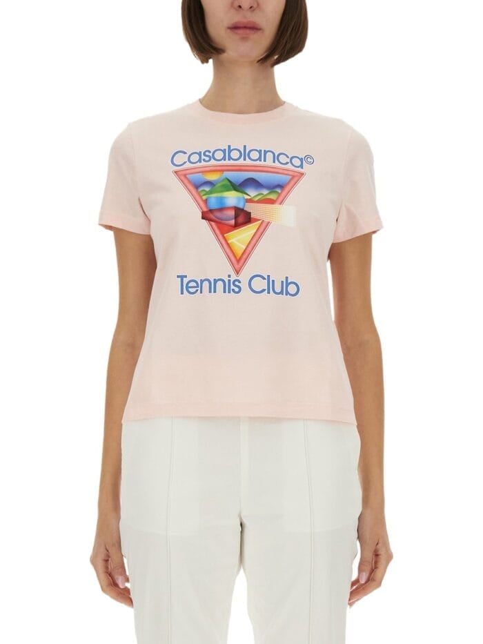 CASABLANCA FITTED T-SHIRT