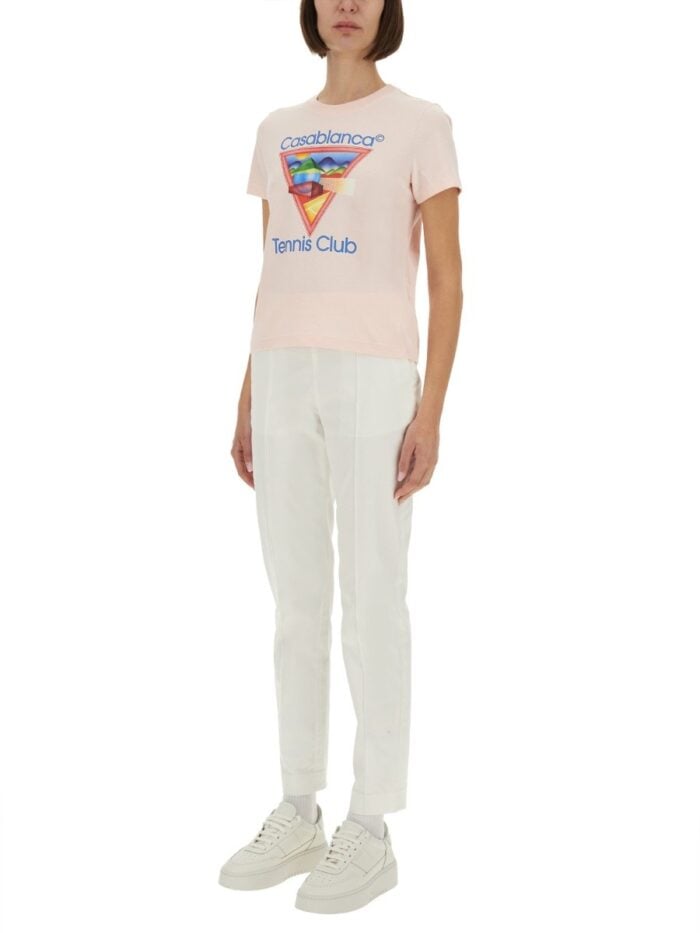 CASABLANCA FITTED T-SHIRT