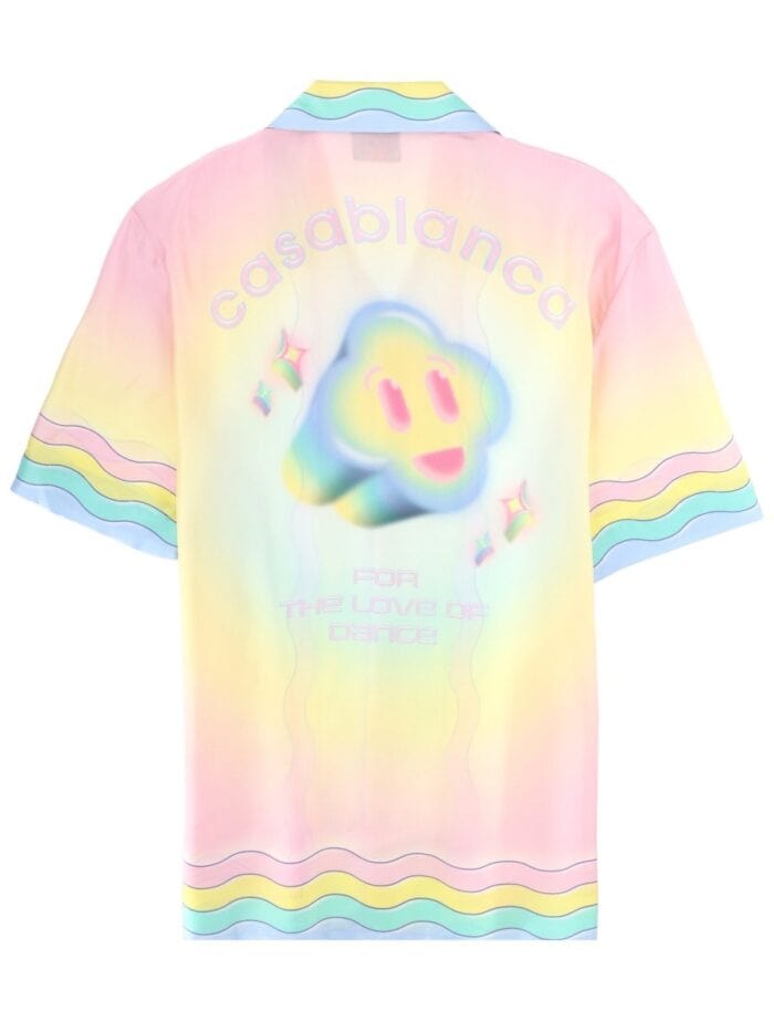 CASABLANCA "FLAMING TENNIS BALL" SHIRT