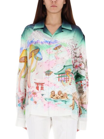 CASABLANCA "FLOWER" PRINT SHIRT