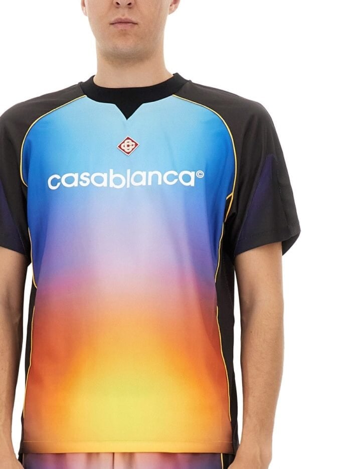 CASABLANCA "FOOTBALL" T-SHIRT