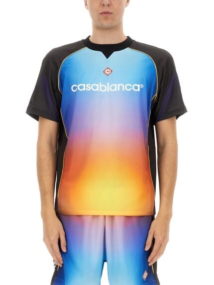 CASABLANCA "FOOTBALL" T-SHIRT