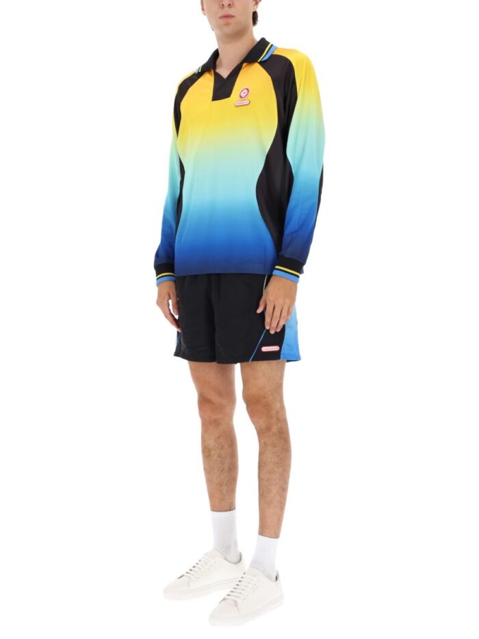 CASABLANCA "FOOTBALL WINDBREAKER" SHORTS