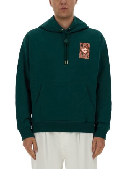 CASABLANCA GOTHIC STACKED LOGO SWEATSHIRT
