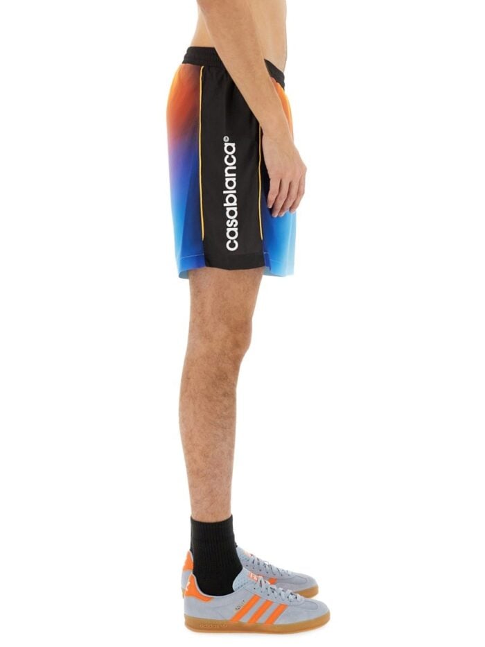 CASABLANCA "GRADIENT FOOTBALL" SHORTS