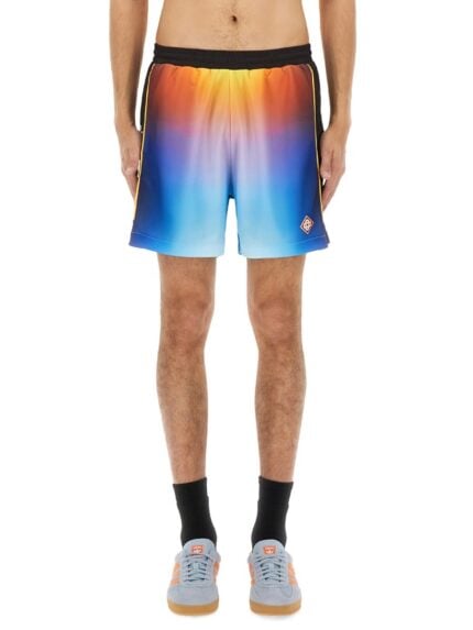 CASABLANCA "GRADIENT FOOTBALL" SHORTS