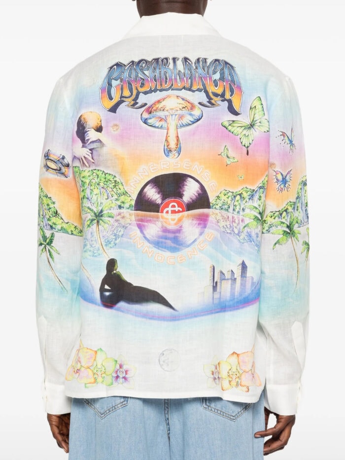 Casablanca Innersence Innocence print shirt