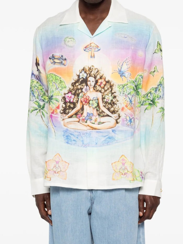 Casablanca Innersence Innocence print shirt