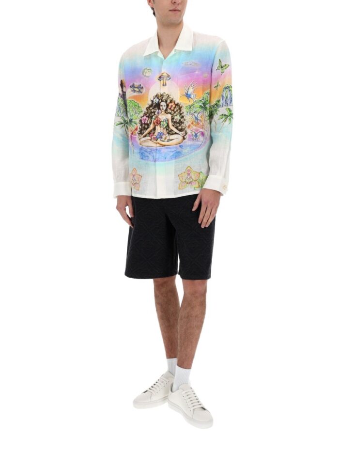 CASABLANCA "INNOCENCE" SHIRT WITH PRINT