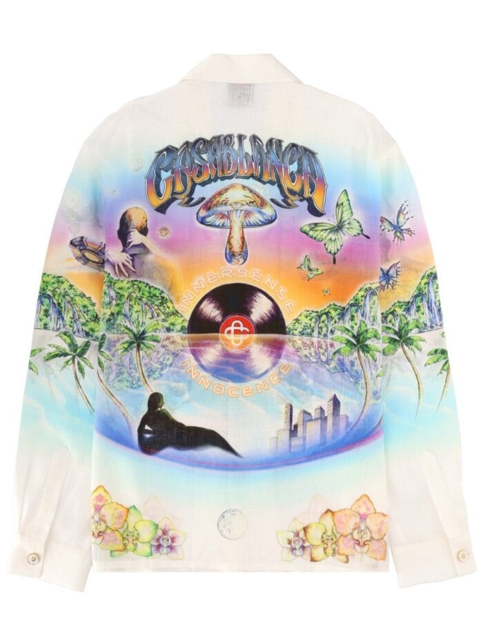 CASABLANCA "INNOCENCE" SHIRT WITH PRINT