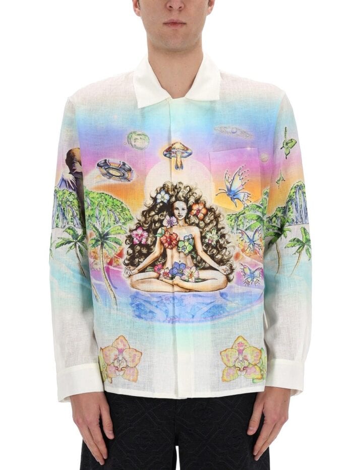 CASABLANCA "INNOCENCE" SHIRT WITH PRINT