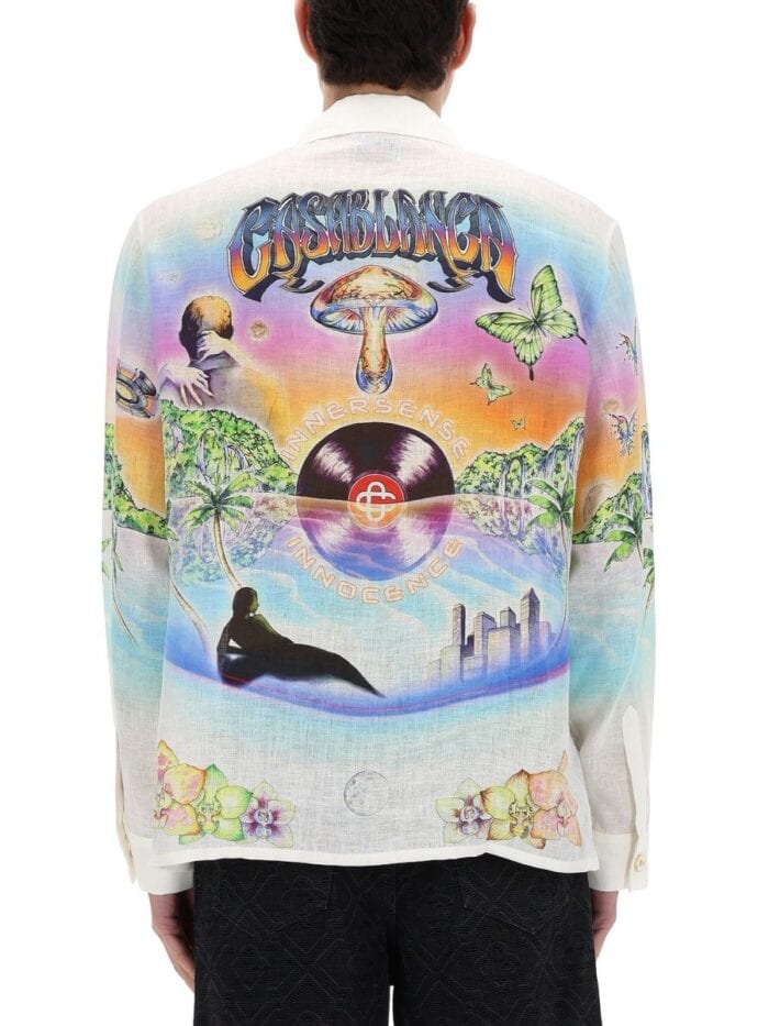CASABLANCA "INNOCENCE" SHIRT WITH PRINT